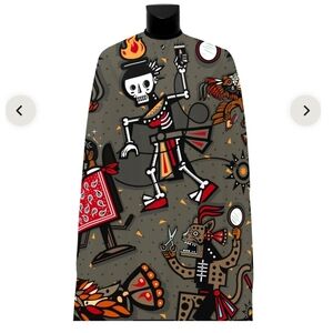 NWT Illuzien Estilo Azteca Water Proof Hair Cutting Barber Cape 4 Professionals